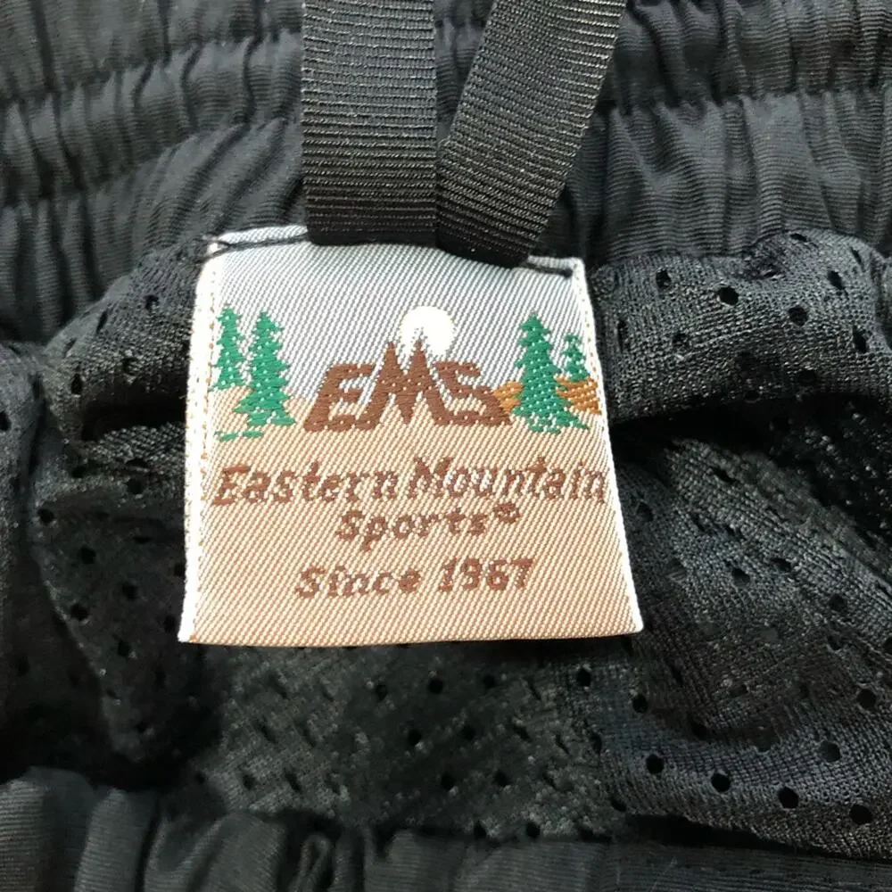 Eastern Mountain Sports pants full leg zippers nylon lined elastic waist mens M